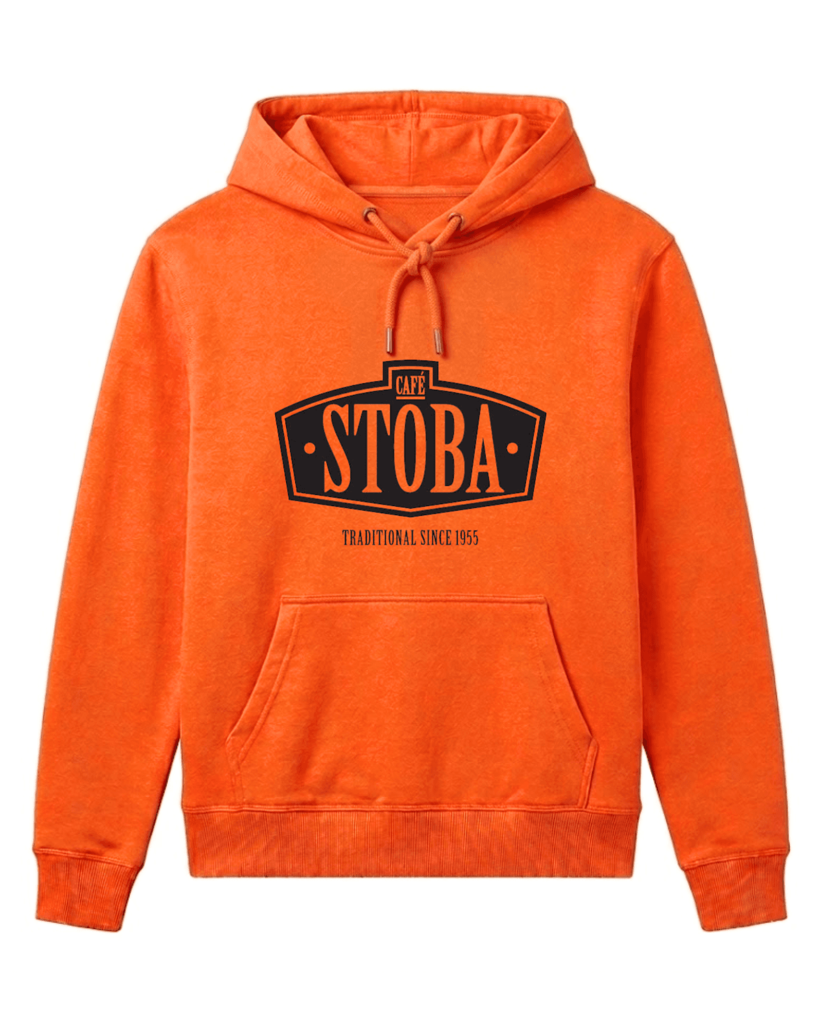 Hoodie met logo van Café Stoba